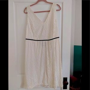 M.Studio Lace White Mini Dress 👗